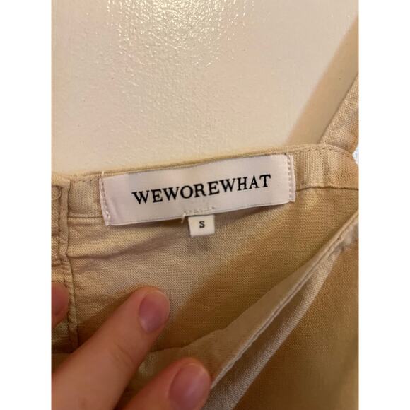 WEWOREWHAT Linen Trapeze Tank - Picture 3 of 8